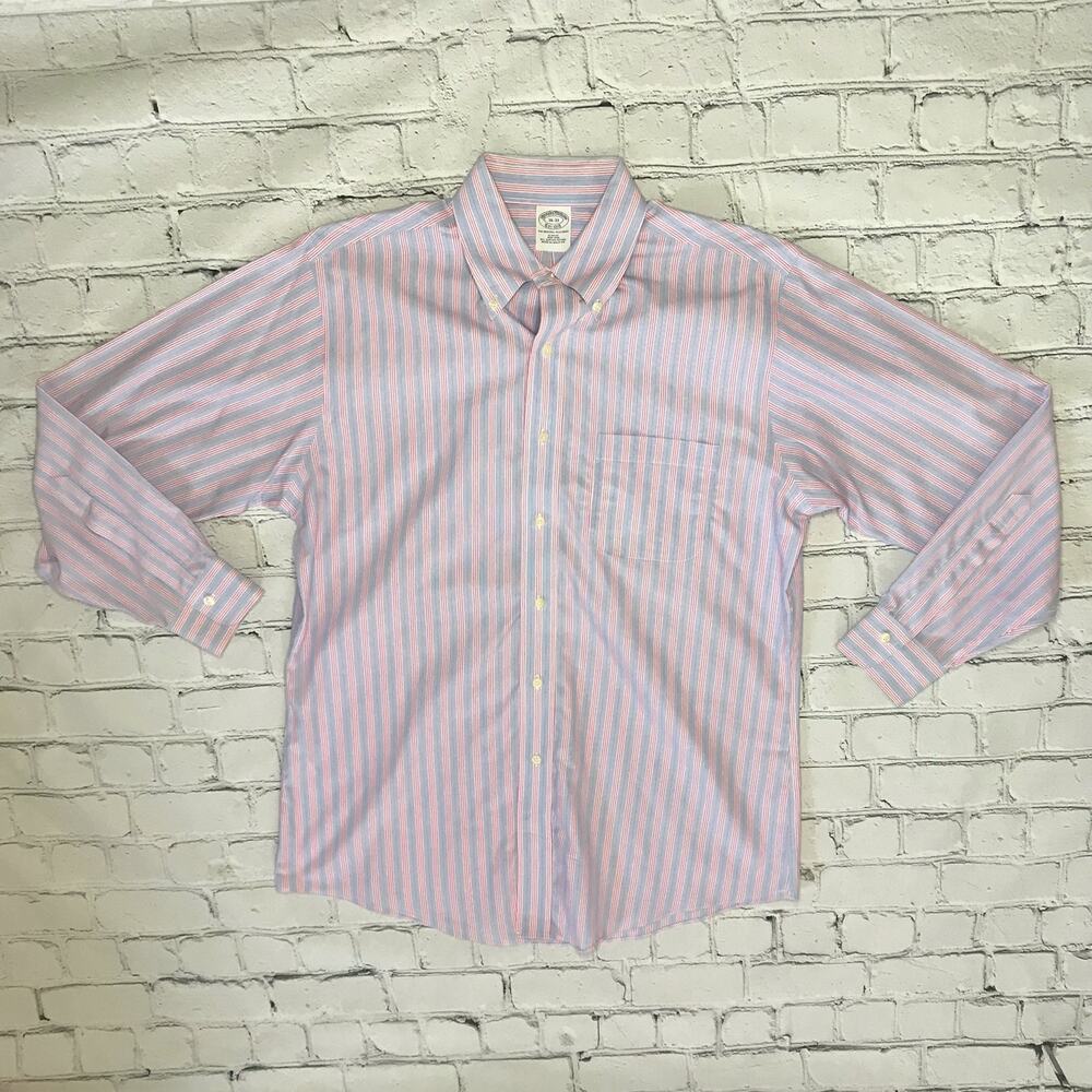 Periwinkle Striped B. Brothers Button Down Shirt